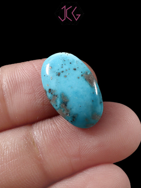 Natural Turquoise Firoza Gemstone 10.70 Carat / 11.88 Ratti (With Certificate)