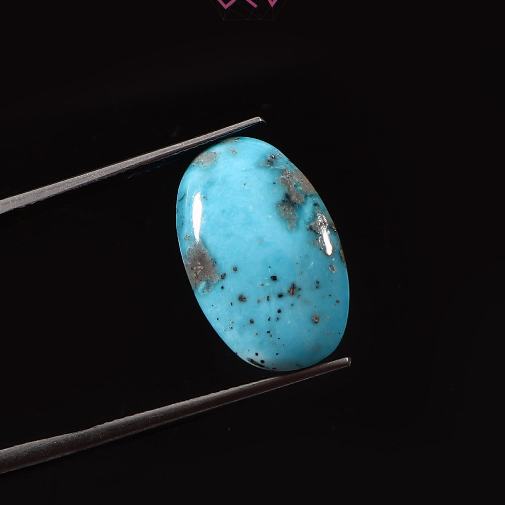 Natural Turquoise Firoza Gemstone 10.70 Carat / 11.88 Ratti (With Certificate)