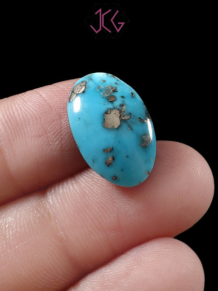 Natural Turquoise Firoza Gemstone 8.86 Carat / 9.83 Ratti (With Certificate)