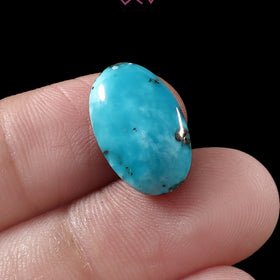 Natural Turquoise Firoza Gemstone 9.31 Carat / 10.33 Ratti (With Certificate)