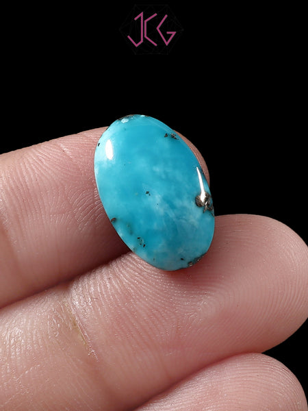 Natural Turquoise Firoza Gemstone 9.31 Carat / 10.33 Ratti (With Certificate)