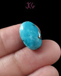 Natural Turquoise Firoza Gemstone 9.31 Carat / 10.33 Ratti (With Certificate)