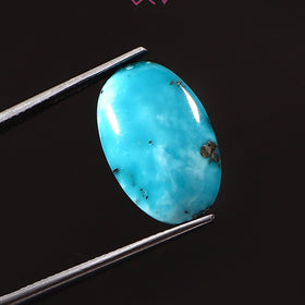 Natural Turquoise Firoza Gemstone 9.31 Carat / 10.33 Ratti (With Certificate)
