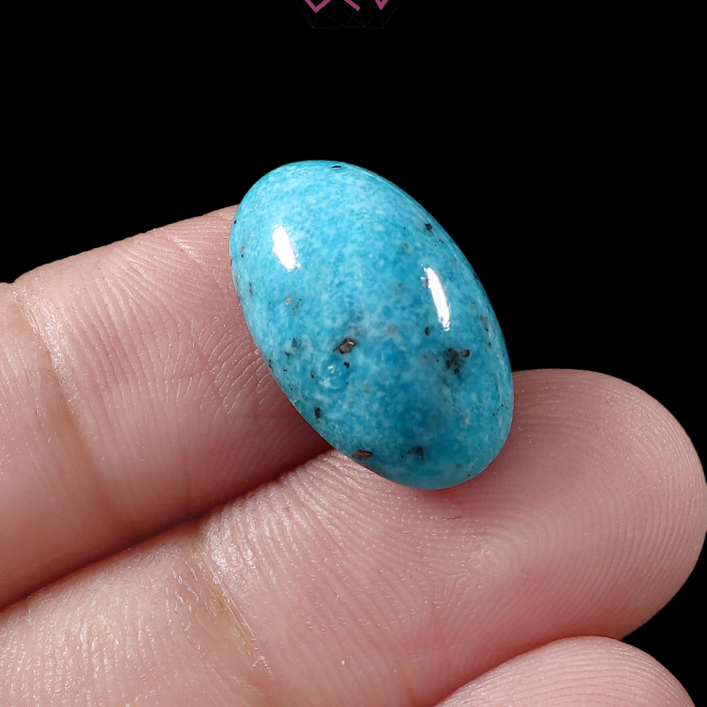 Natural Turquoise Firoza Gemstone 11.73 Carat / 13.02 Ratti (With Certificate)