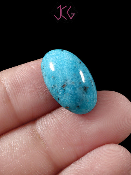 Natural Turquoise Firoza Gemstone 11.73 Carat / 13.02 Ratti (With Certificate)