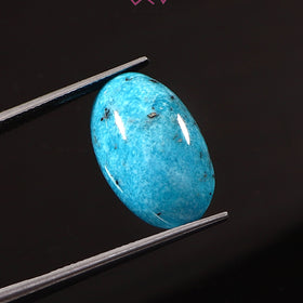 Natural Turquoise Firoza Gemstone 11.73 Carat / 13.02 Ratti (With Certificate)