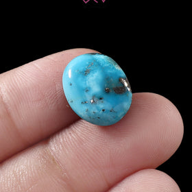 Natural Turquoise Firoza Gemstone 8.29 Carat / 9.20 Ratti (With Certificate)