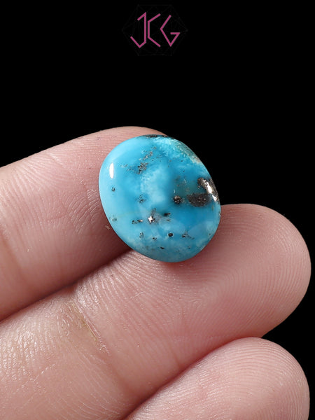 Natural Turquoise Firoza Gemstone 8.29 Carat / 9.20 Ratti (With Certificate)