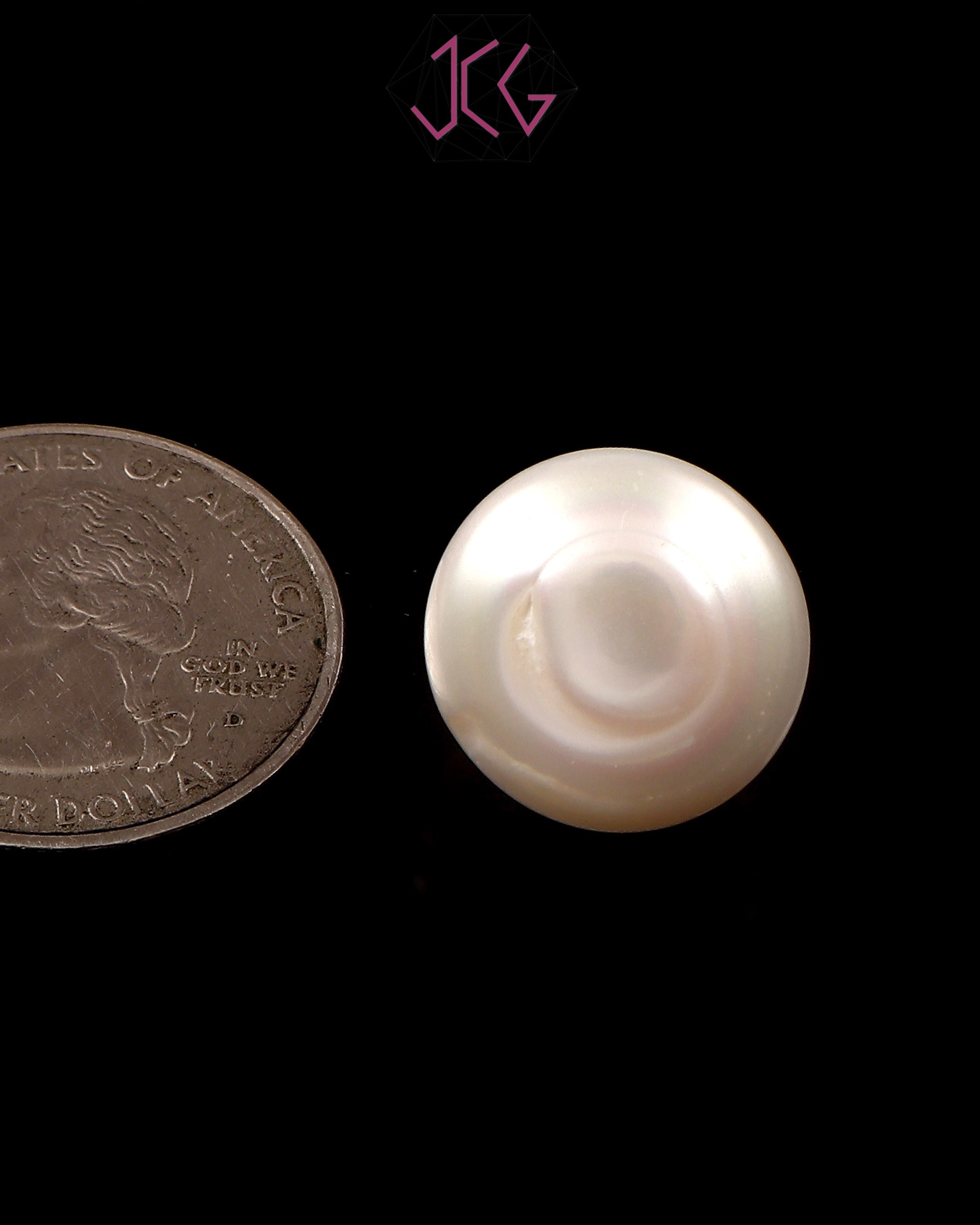 Natural Pearl (Moti) Stone 20.75 Carat / 23.03 Ratti (With Certificate)
