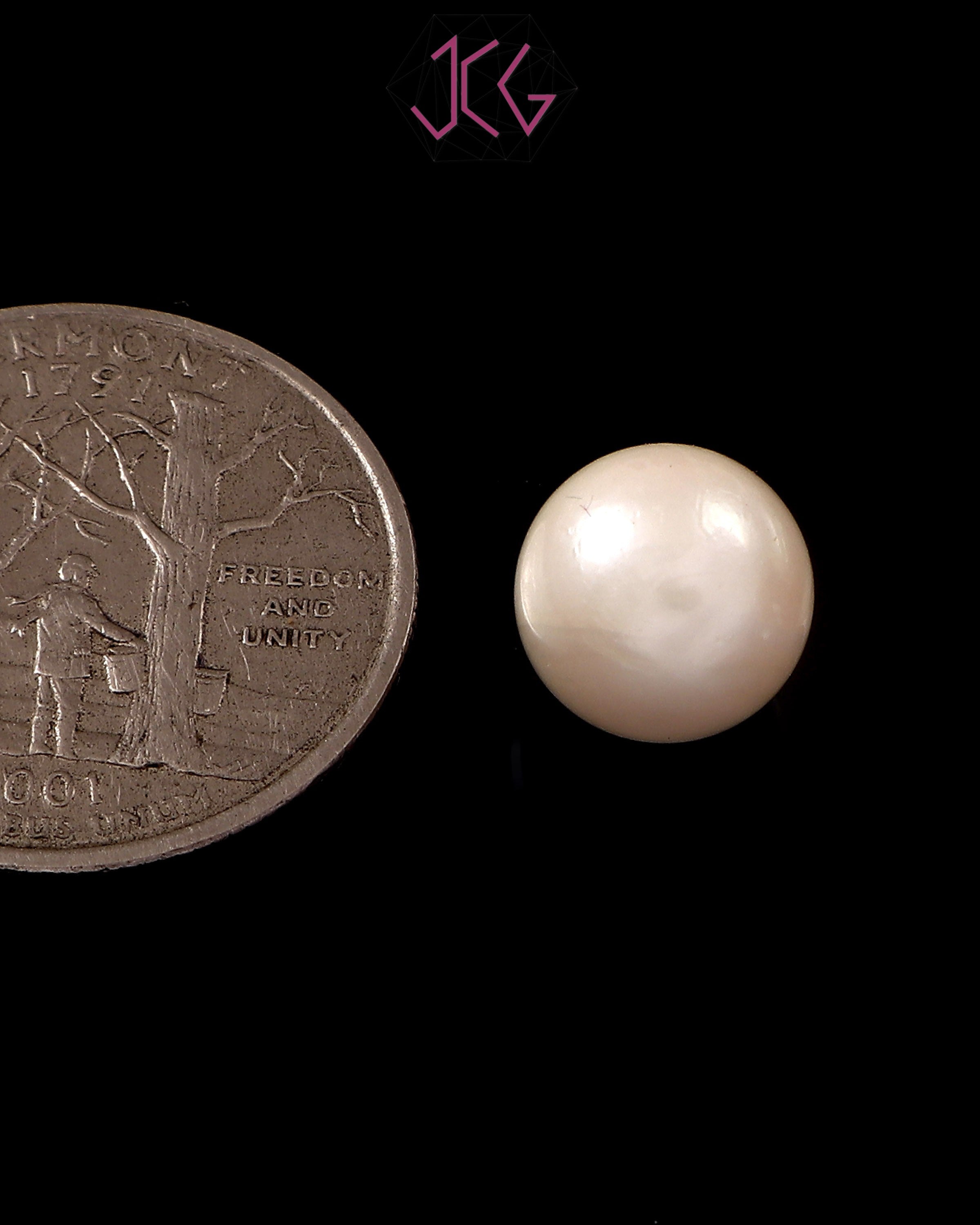 Natural Pearl (Moti) Stone 7.45 Carat / 8.26 Ratti (With Certificate)