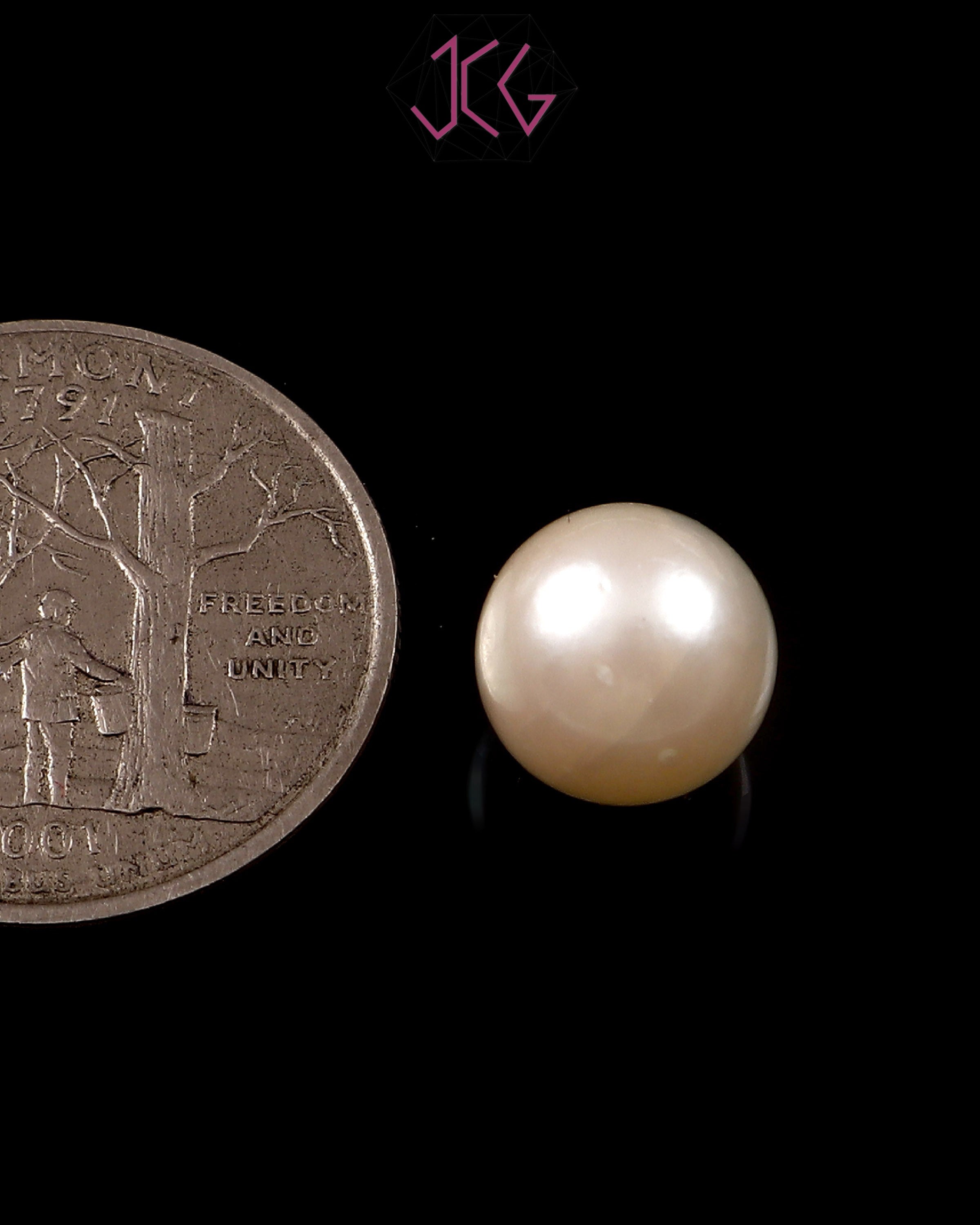 Natural Pearl (Moti) Stone 7.55 Carat / 8.38 Ratti (With Certificate)