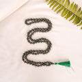Natural Pyrite Mala (108 Beads) (With Certificate)