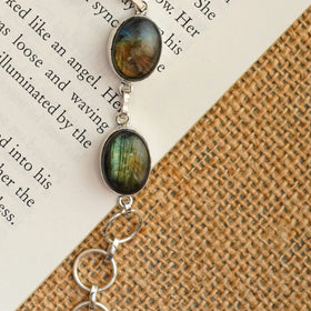 Labradorite Chain Bracelet - Jaipur Crystal Gems