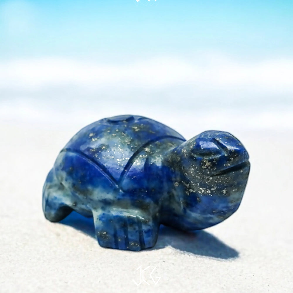 Lapis Turtle Jaipur Crystal Gems