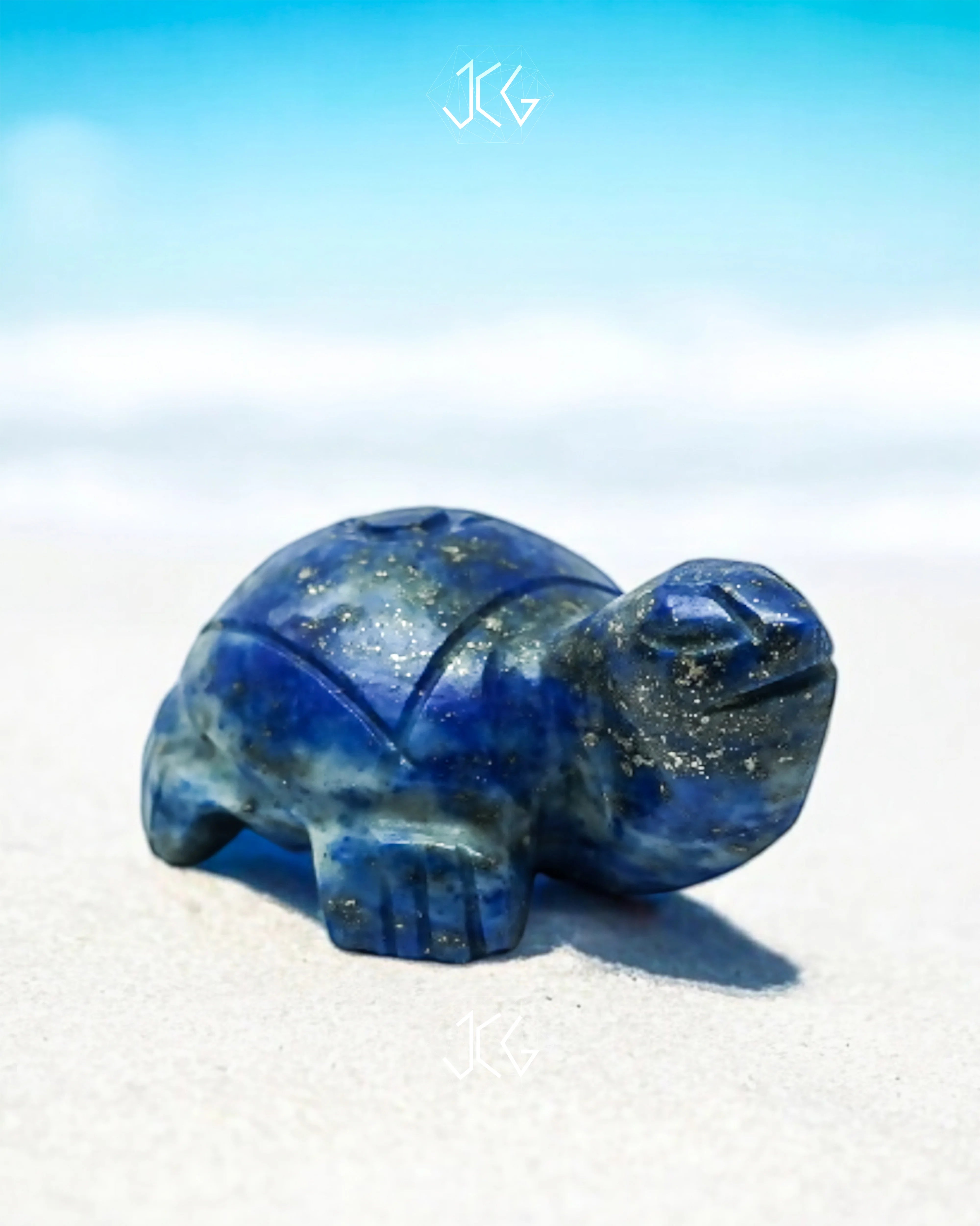 Lapis Turtle Jaipur Crystal Gems