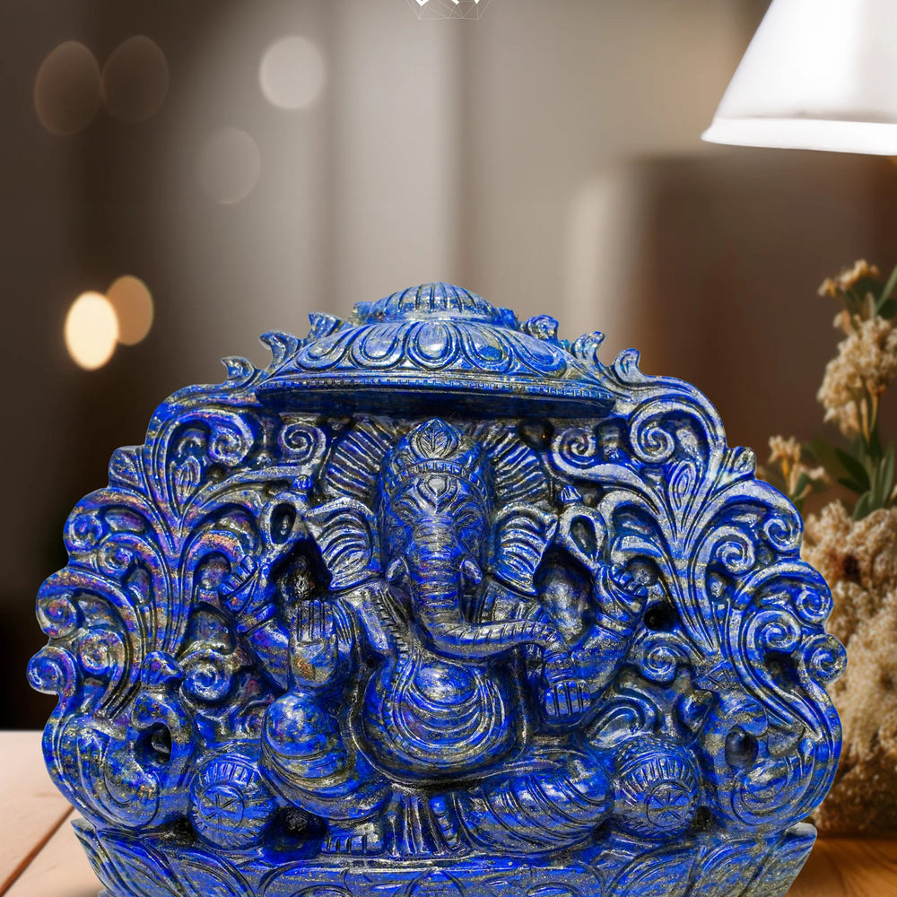 Lapis Ganesha Large Jaipur Crystal Gems