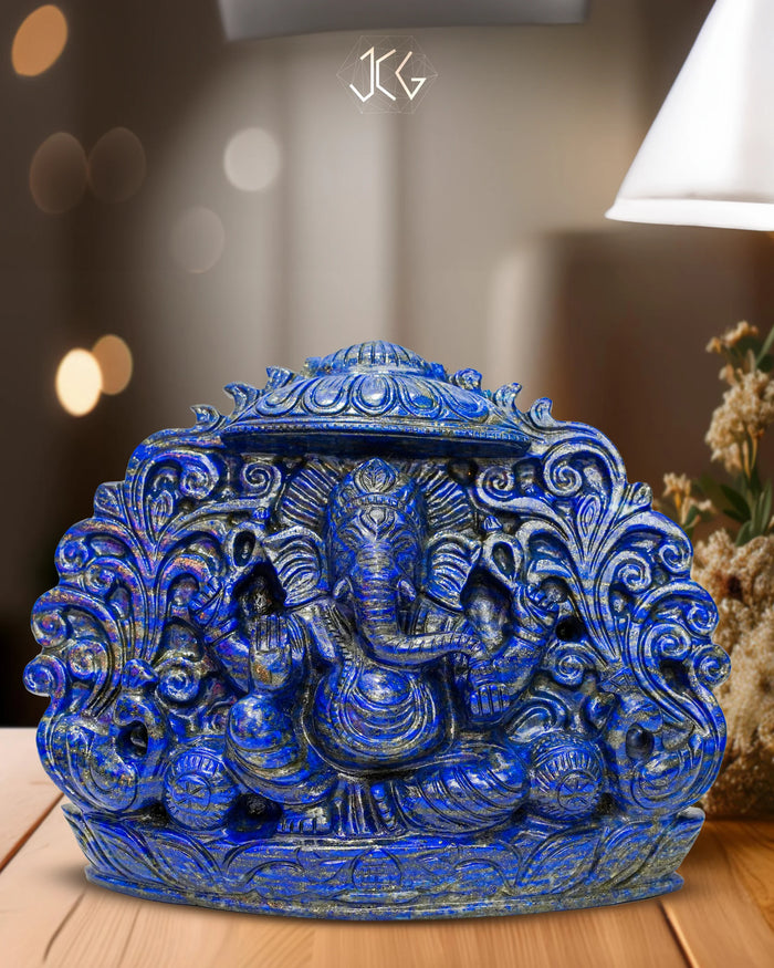 Lapis Ganesha Large Jaipur Crystal Gems