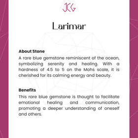 Larimar Ring - Jaipur Crystal Gems