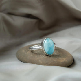 Larimar Ring - Jaipur Crystal Gems