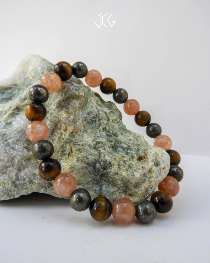 Leo (Singha) Zodiac Sign Bracelet 8mm