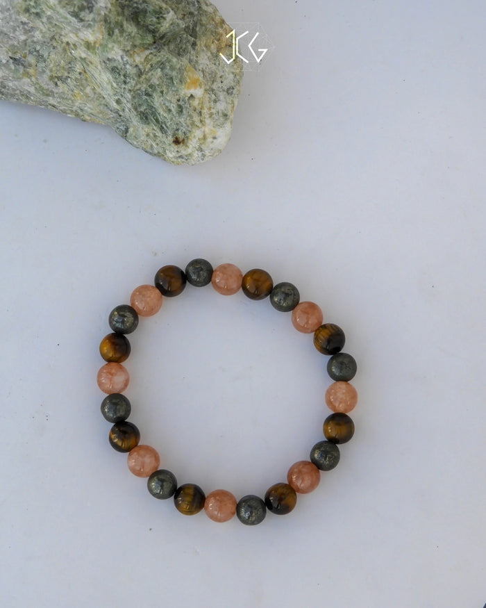 Leo (Singha) Zodiac Sign Bracelet 8mm