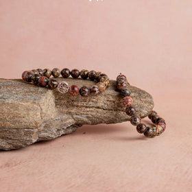 Leopard Skin Jasper Bracelet - Jaipur Crystal Gems