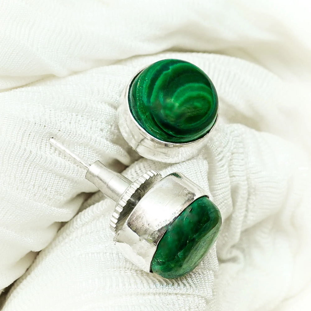 Malachite Earrings Jaipur Crystal Gems