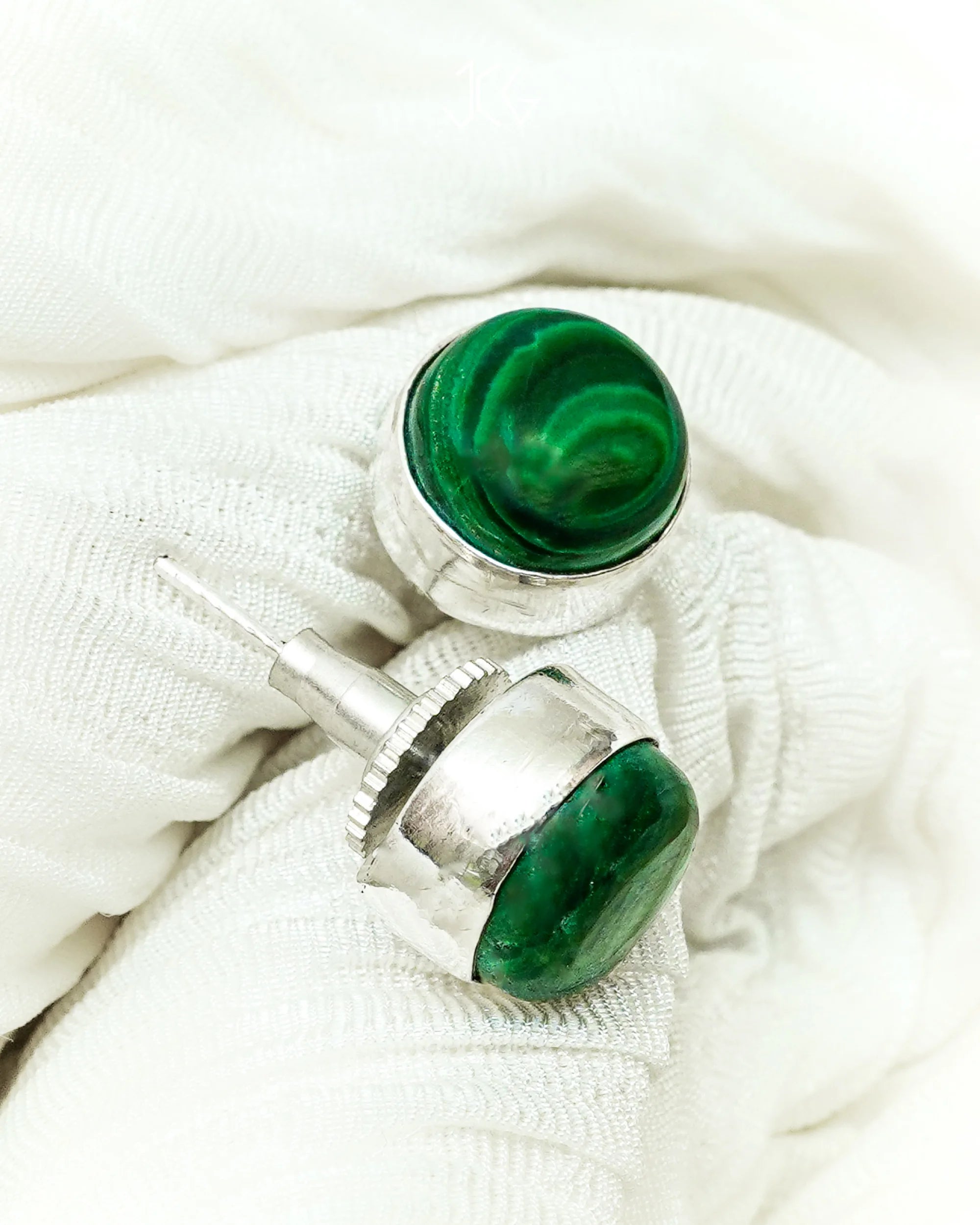 Malachite Earrings Jaipur Crystal Gems