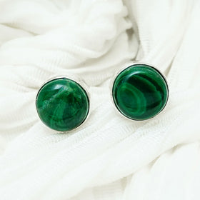 Malachite Earrings Jaipur Crystal Gems