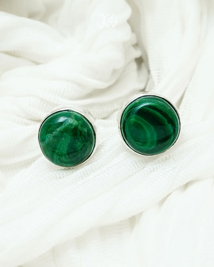 Malachite Earrings Jaipur Crystal Gems