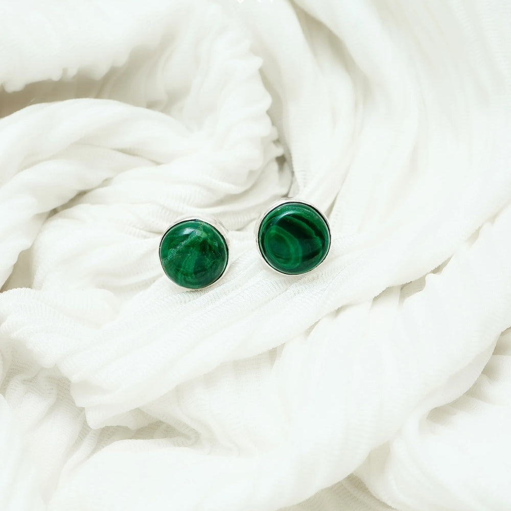 Malachite Earrings Jaipur Crystal Gems