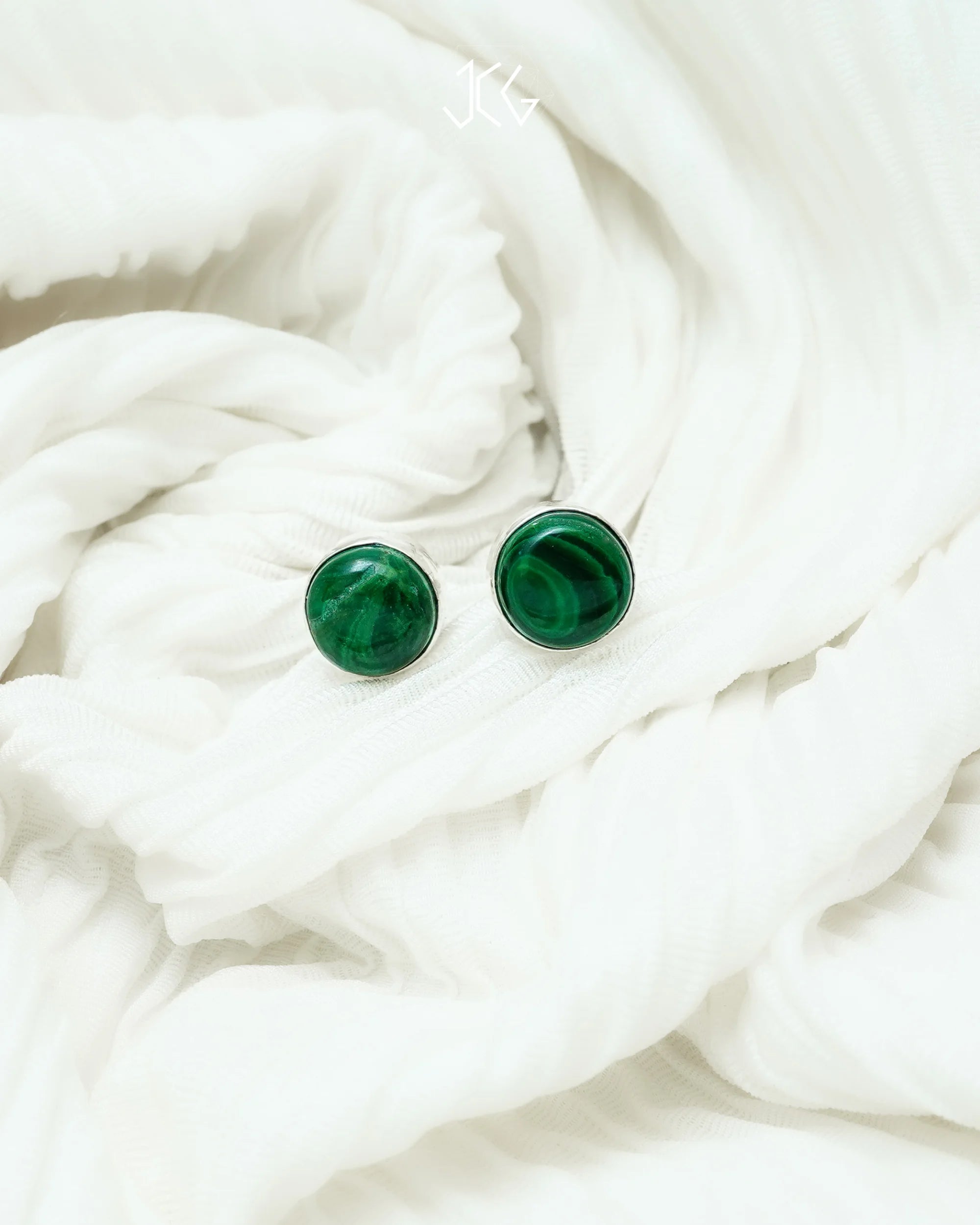 Malachite Earrings Jaipur Crystal Gems
