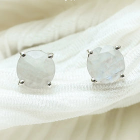 Moon stone earrings Jaipur Crystal Gems