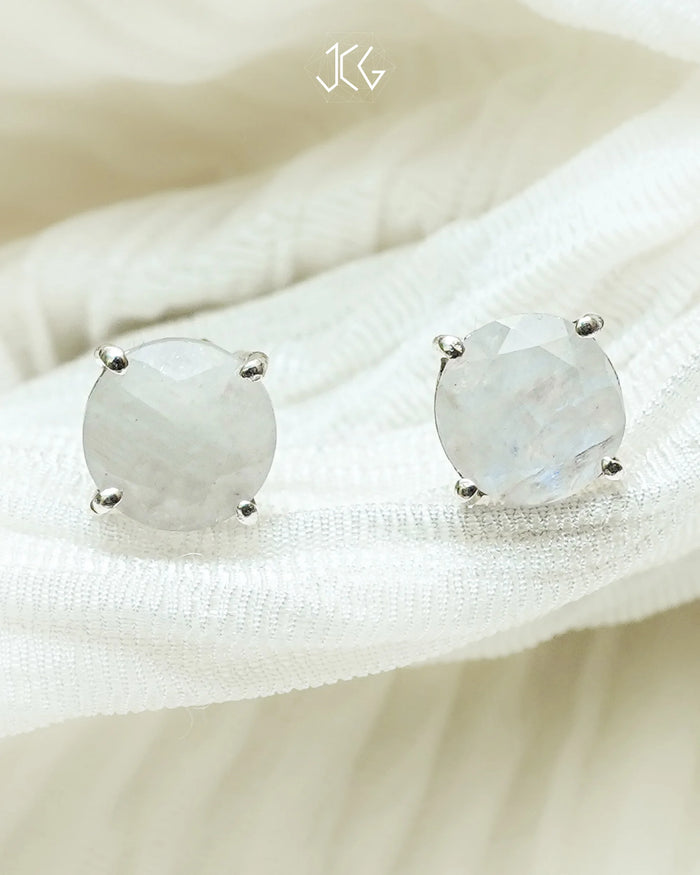 Moon stone earrings Jaipur Crystal Gems