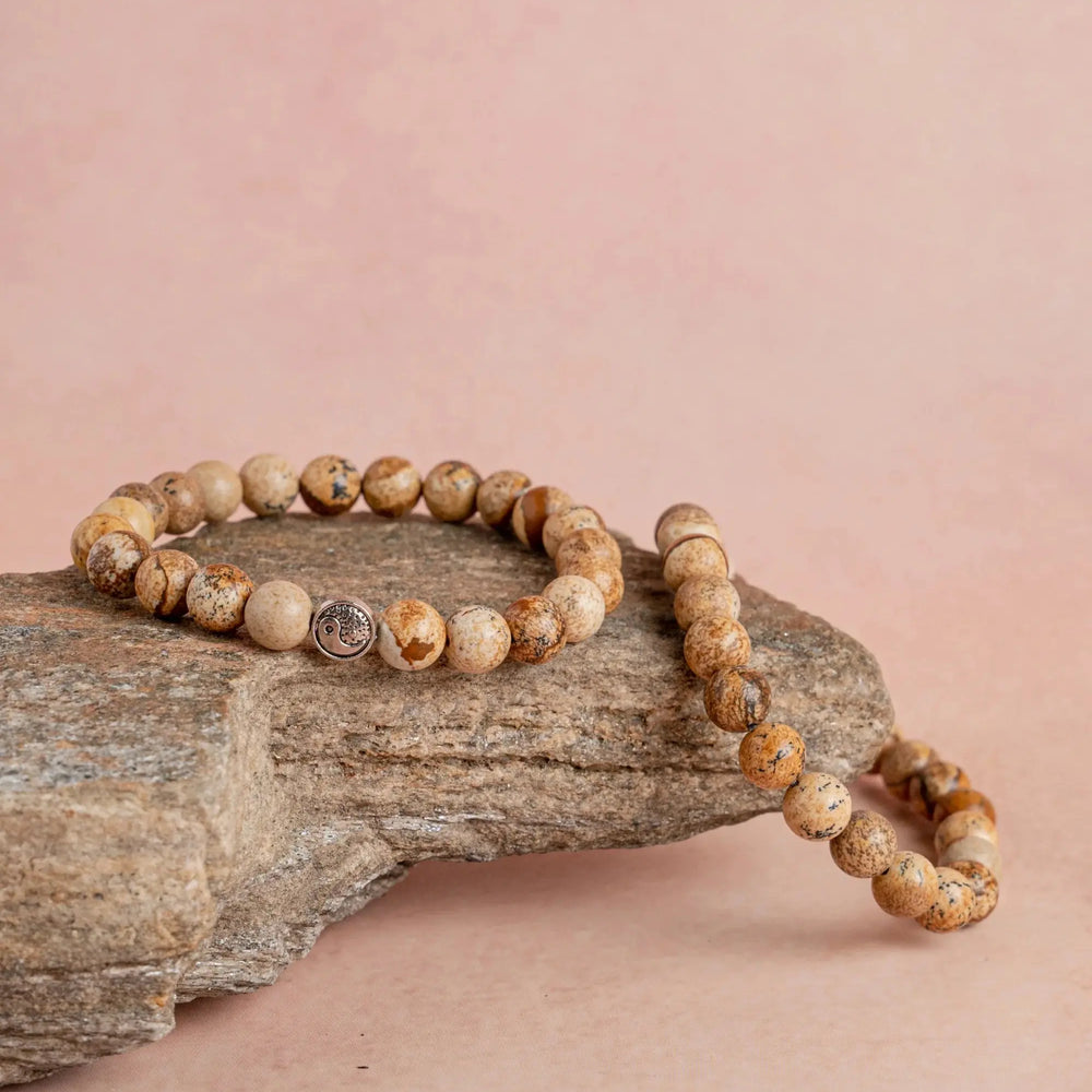 Picture Jasper Bracelet Jaipur Crystal Gems