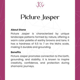 Picture Jasper Bracelet Jaipur Crystal Gems