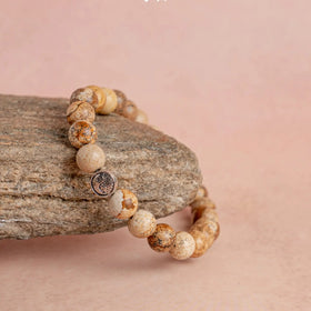 Picture Jasper Bracelet Jaipur Crystal Gems