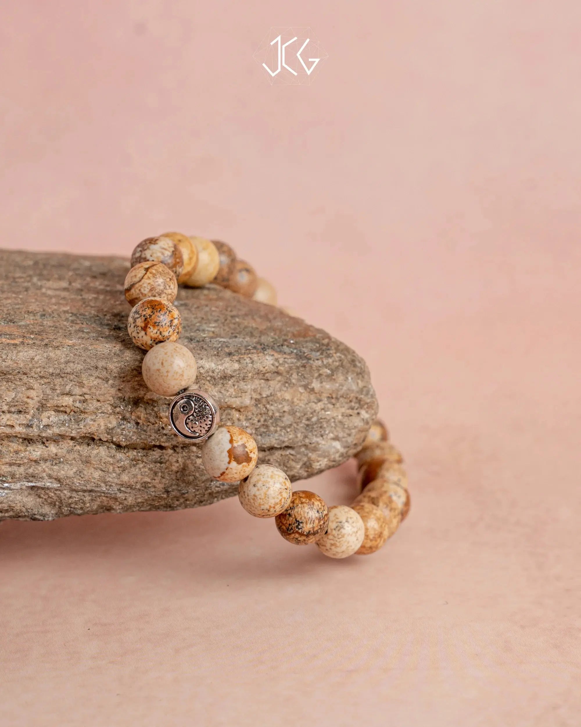 Picture Jasper Bracelet Jaipur Crystal Gems