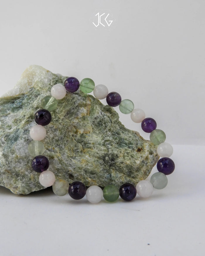 Pisces (Meena) Zodiac Sign Bracelet 8mm