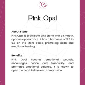 Pink Opal Bracelet Jaipur Crystal Gems