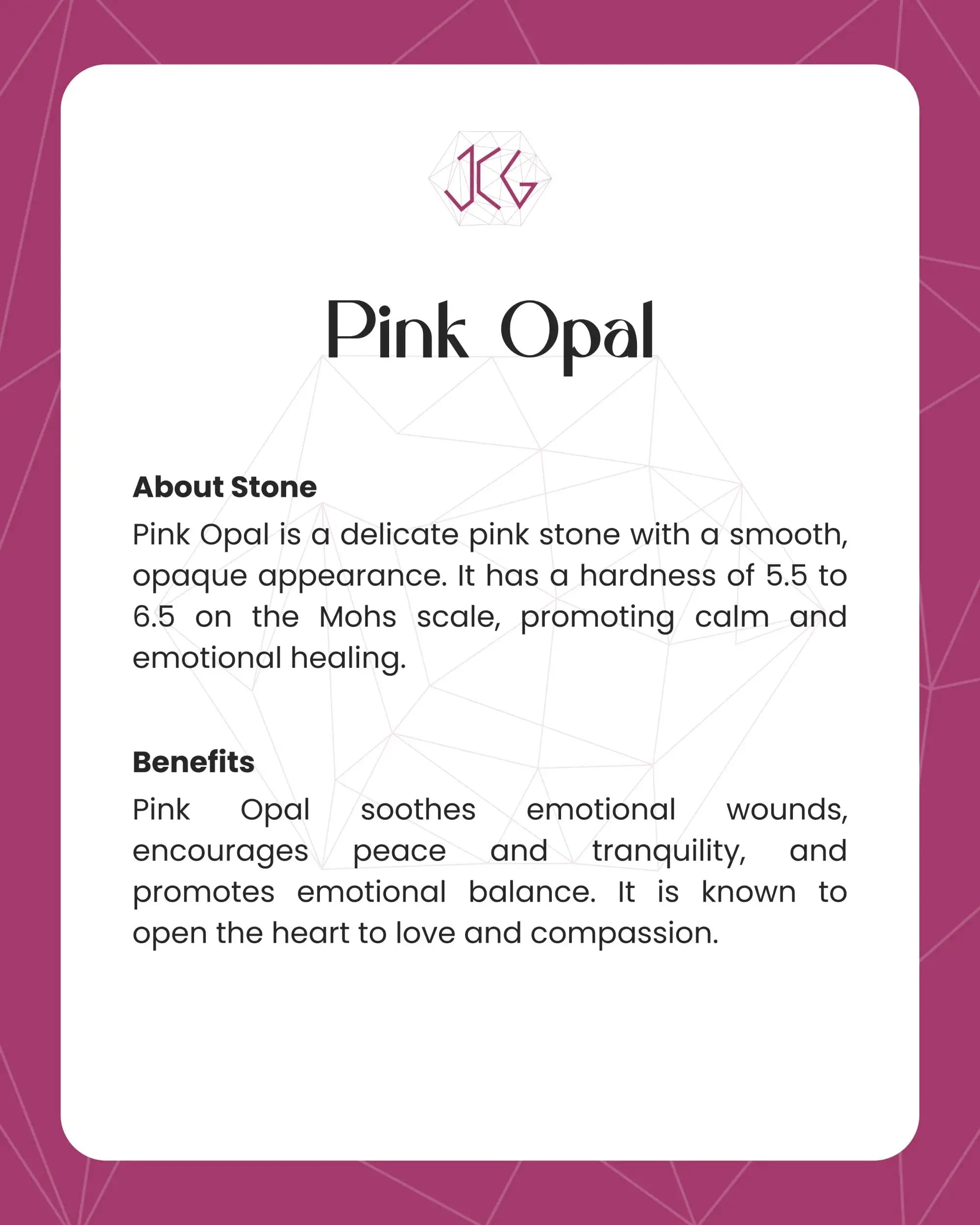 Pink Opal Bracelet Jaipur Crystal Gems