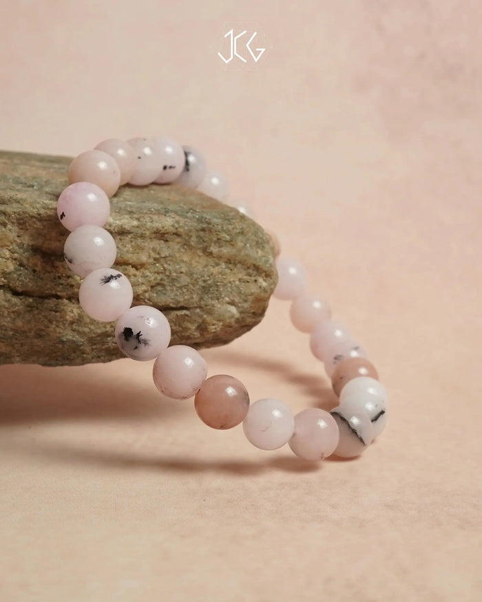 Pink Opal Bracelet Jaipur Crystal Gems