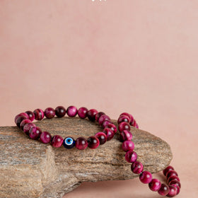 Pink Tiger Eye Bracelet - Jaipur Crystal Gems