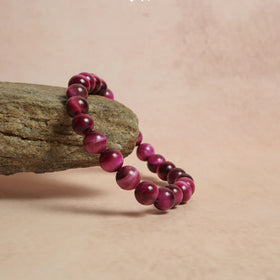 Pink Tiger Eye Bracelet - Jaipur Crystal Gems