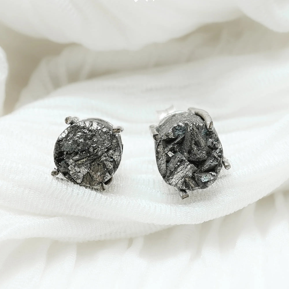 Pyrite Earrings - Jaipur Crystal Gems