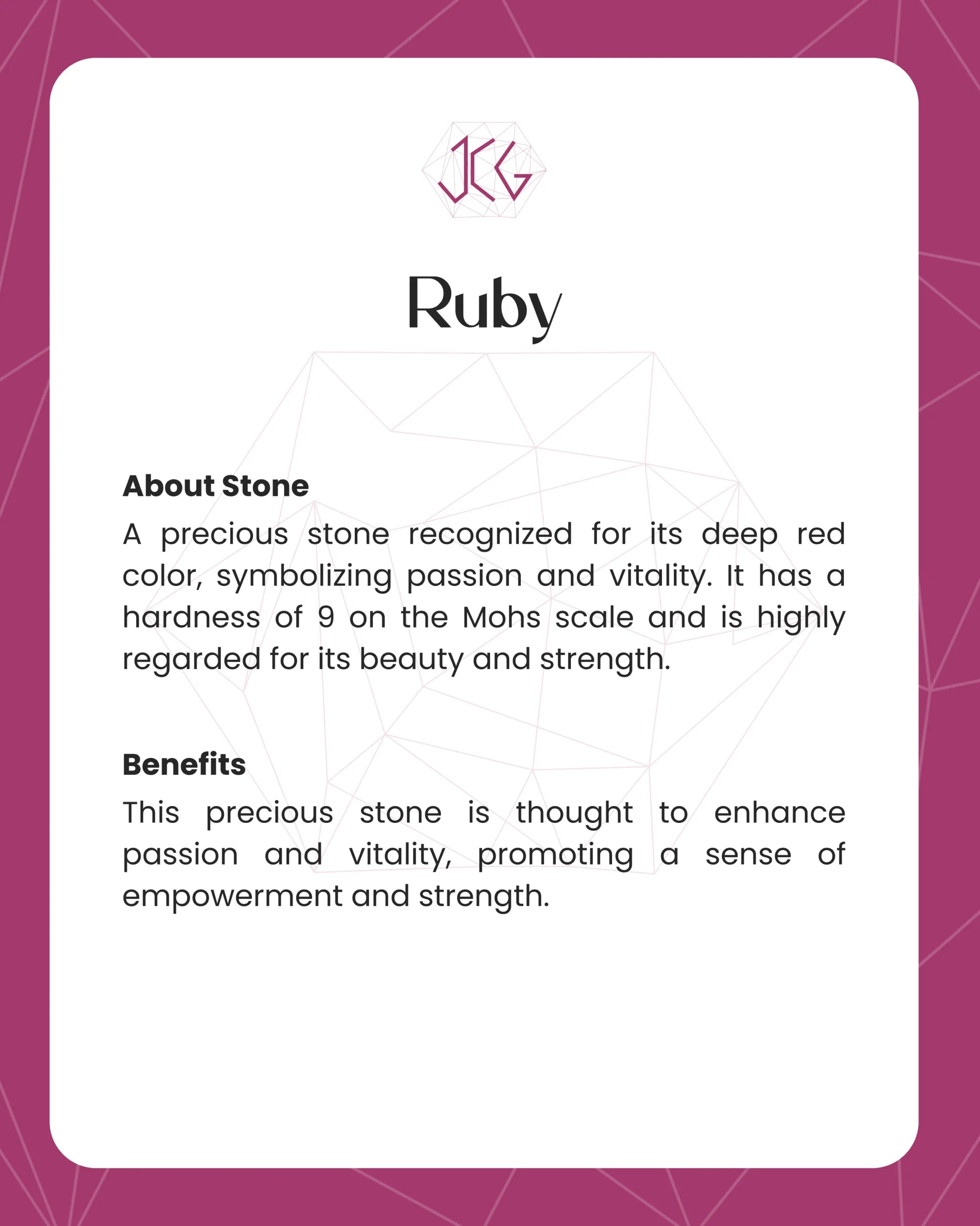 Ruby Ring - Jaipur Crystal Gems