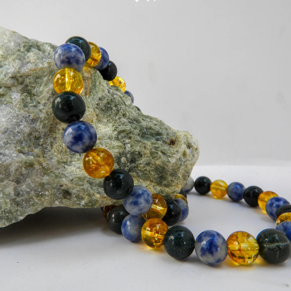 Scorpio (Vrischika) Zodiac Sign Bracelet 8mm