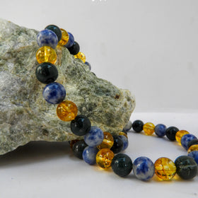 Scorpio (Vrischika) Zodiac Sign Bracelet 8mm