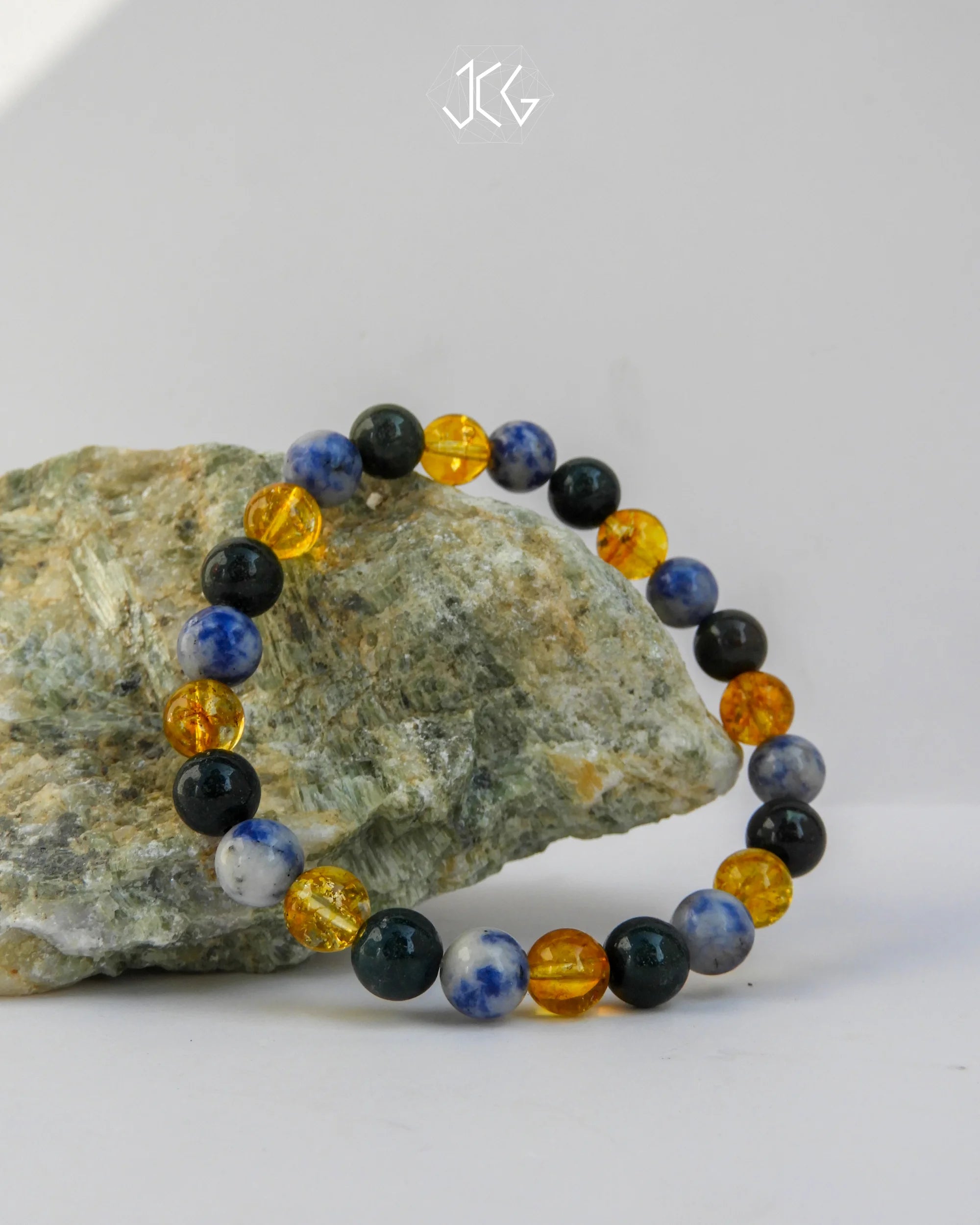 Scorpio (Vrischika) Zodiac Sign Bracelet 8mm