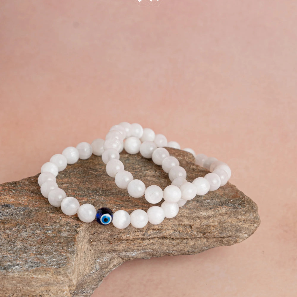 Selenite Bracelet Jaipur Crystal Gems